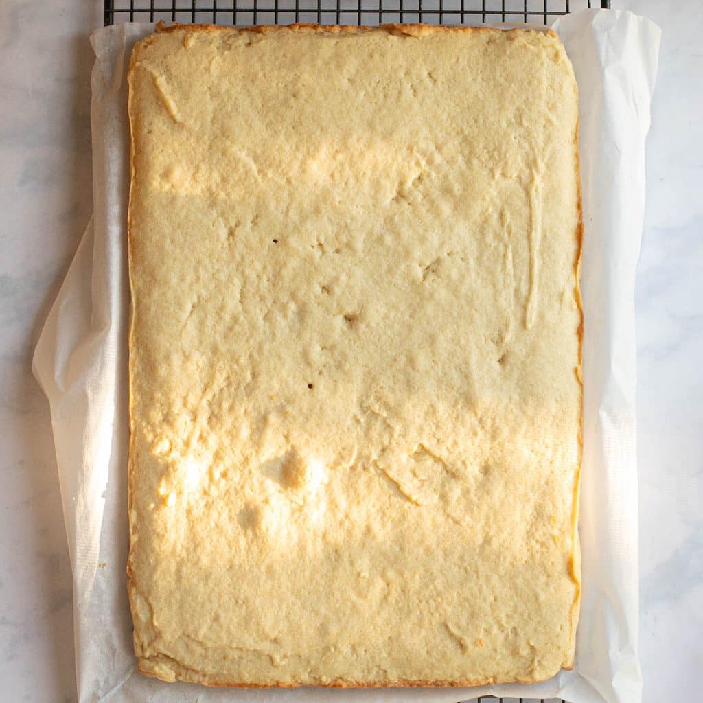 cookie layer on a wire rack