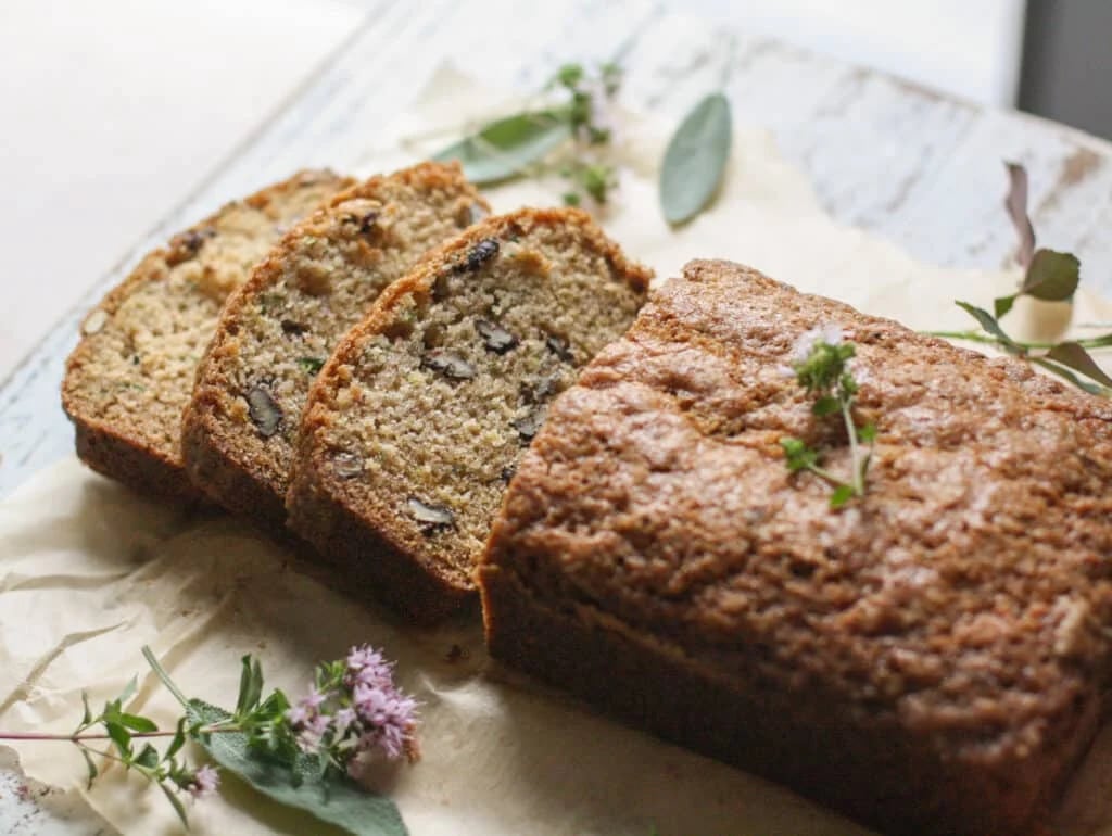 Cinnamon Zucchini Bread with Pecans