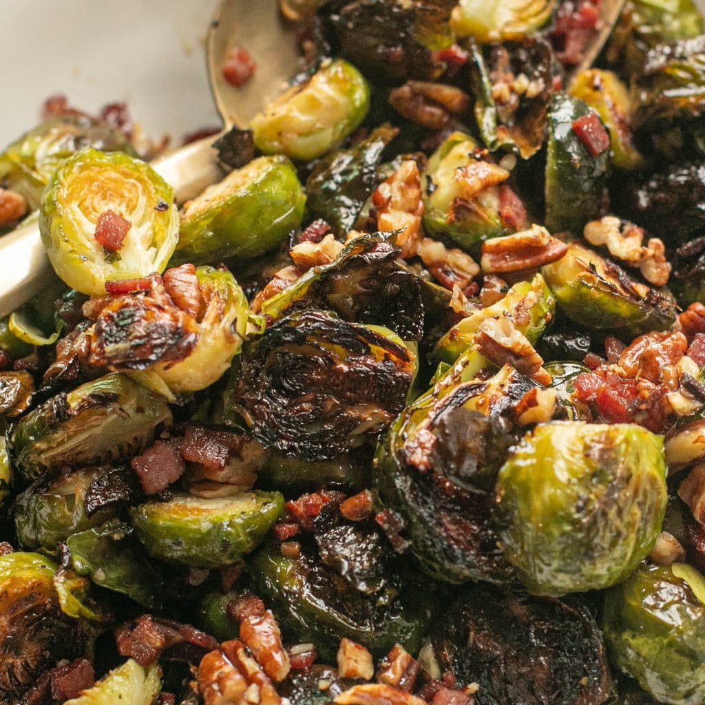 maple bacon Brussels sprouts