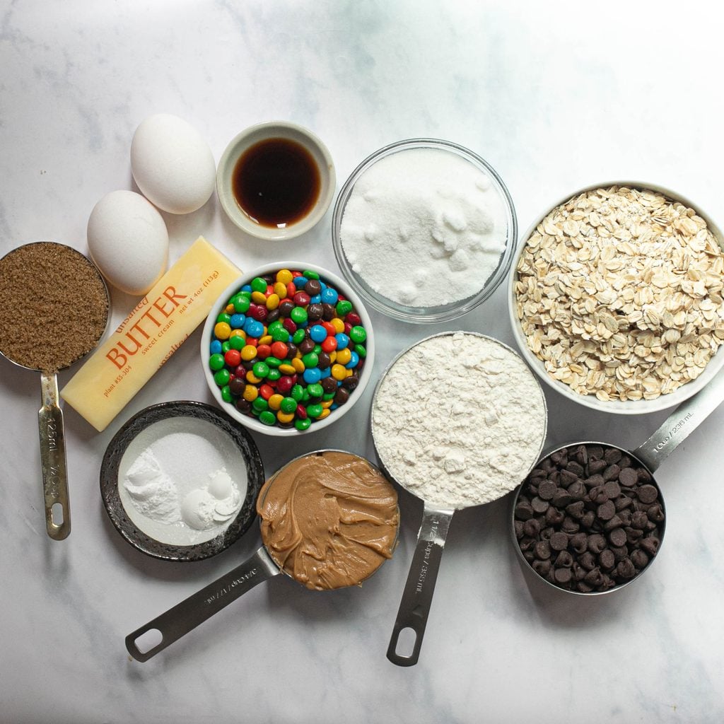 ingredients for monster cookies recipe